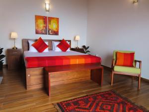 Postel nebo postele na pokoji v ubytování Hapu Tales - Private Holiday Villa
