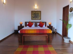 Postel nebo postele na pokoji v ubytování Hapu Tales - Private Holiday Villa