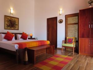 Postel nebo postele na pokoji v ubytování Hapu Tales - Private Holiday Villa