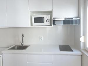 Kuchyň nebo kuchyňský kout v ubytování Apartment Zadar - Pine Diklo