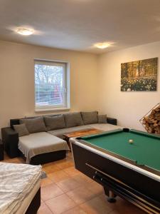 Χώρος καθιστικού στο Vila Lesana