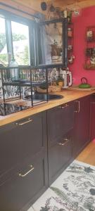 Kuchyň nebo kuchyňský kout v ubytování Tiny house bucolique