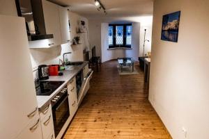 Kuchyň nebo kuchyňský kout v ubytování Ferienwohnung Martin
