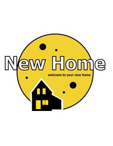 een nieuw thuis welkom op uw nieuwe thuis logo bij New Home in Gjoemri