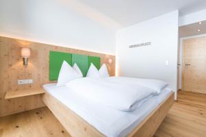 Cama o camas de una habitación en Landhaus Sunseitn