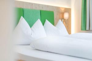 Cama o camas de una habitación en Landhaus Sunseitn