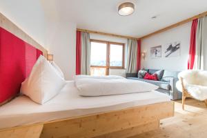 Cama o camas de una habitación en Landhaus Sunseitn
