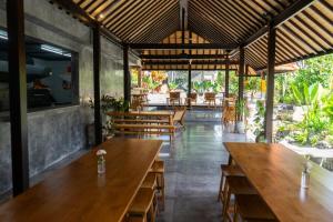 Restoran või mõni muu söögikoht majutusasutuses Savanna Ubud