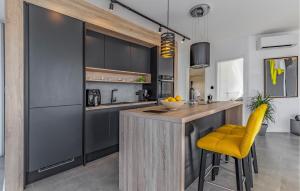 Η κουζίνα ή μικρή κουζίνα στο Stunning Home In Reburici, Trget