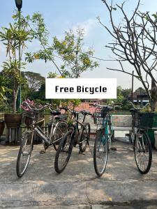 a group of bikes parked next to each other at Ban Heng in Phra Nakhon Si Ayutthaya