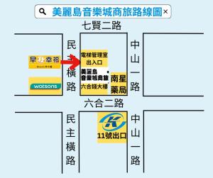 a block diagram of a system with different signs at Music City Inn in Kaohsiung