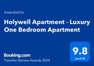 Ảnh trong thư viện ảnh của Holywell Apartment - Luxury One Bedroom Apartment ở Holywell
