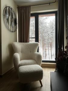 Apartman Aspen Divcibareにあるシーティングエリア