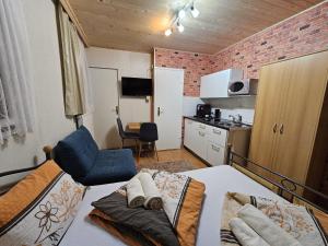 Kuchyň nebo kuchyňský kout v ubytování Apia House