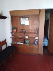 Una televisión o centro de entretenimiento en "Mi pequeño refugio" - Apartamento Colonia del Sacramento