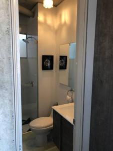 Ванная комната в Acogedor Apartaestudio con mucho diseño