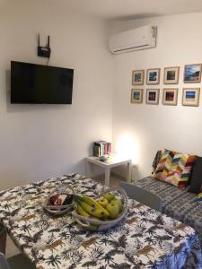 TV a/nebo společenská místnost v ubytování LuGa Apartments