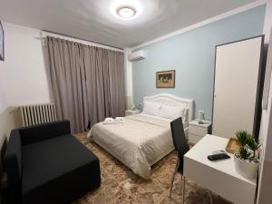 Postel nebo postele na pokoji v ubytování B&B Prime Sant'Agostino