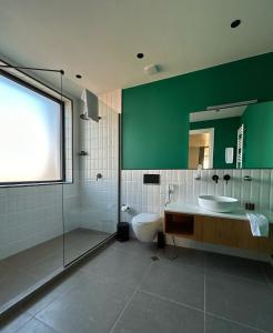 Koupelna v ubytování Villa N40