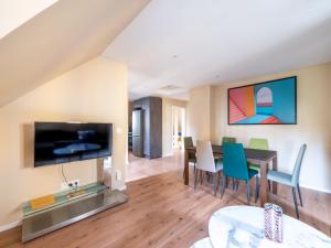 Μια τηλεόραση ή/και κέντρο ψυχαγωγίας στο Charmant Cocon au Neudorf