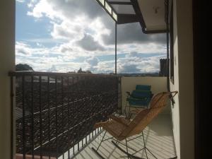 Balkón nebo terasa v ubytování Hotel Krone