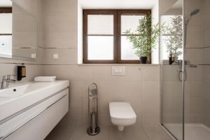 Kúpeľňa v ubytovaní Villa Odskocznia Apartamenty - Sauna, Centrum - Skocznia, Zakopane