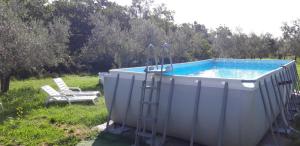 Bazén v ubytování Agricampeggio Borgo Agna nebo v jeho okolí