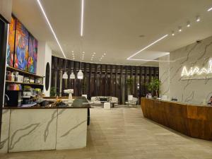 Lobbyn eller receptionsområdet på Airali Apartment