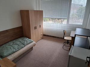 En eller flere senge i et værelse på Ubytovňa Šurany