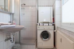 Ein Badezimmer in der Unterkunft Odde Blick