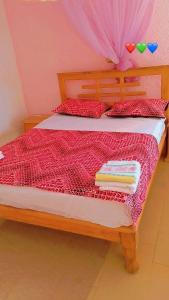 Katil atau katil-katil dalam bilik di Hotel evasion peche