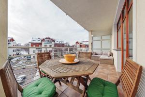 Balkón alebo terasa v ubytovaní Beach Point Apartment - Neptun Park