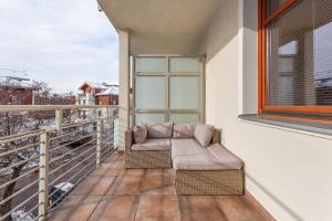 Balkón alebo terasa v ubytovaní Beach Point Apartment - Neptun Park