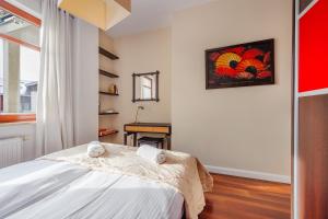Posteľ alebo postele v izbe v ubytovaní Beach Point Apartment - Neptun Park