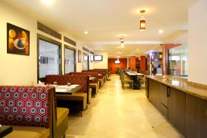 Posezení v ubytování Click Hotel Yuvraj
