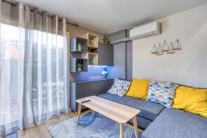 Posezení v ubytování Le Mas de la Mer