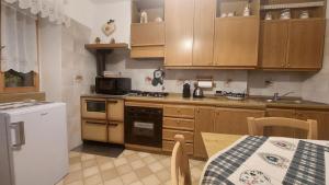 Kuchyňa alebo kuchynka v ubytovaní Le Rondini di Casa Bernardi, sole e natura sulle Dolomiti Wi-Fi PetFriendly