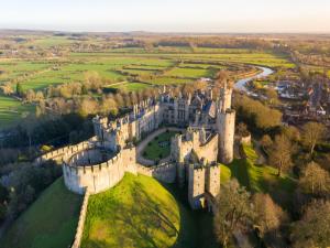 an aerial view of windsor castle at Pass the Keys Central Modern Flat with Parking in Chichester