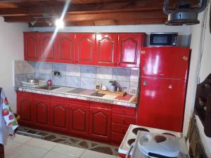 Η κουζίνα ή μικρή κουζίνα στο Aegean View