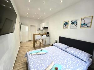 Кухня или мини-кухня в Apartmani Krnić
