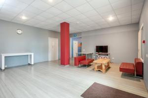 TV a/nebo společenská místnost v ubytování Staicele - Learning and Training Hub