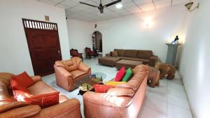 Ruang duduk di Haven Villa