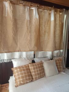 Postel nebo postele na pokoji v ubytování Chalet des secrets