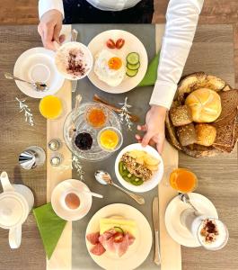 Frühstücksoptionen für Gäste der Unterkunft Gästehaus Wöbelerhof