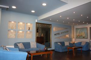 Posezení v ubytování Amvrakia Hotel