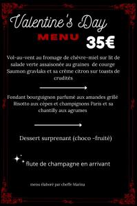 a flyer for a event on a black background at Auberge de Thelis in Thélis-la-Combe