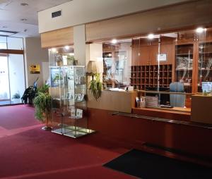 Vstupní hala nebo recepce v ubytování Hotel U Beránka Náchod