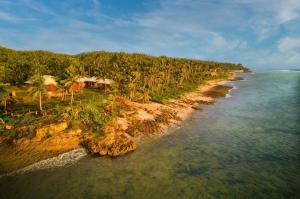 Pohľad z vtáčej perspektívy na ubytovanie Villa Malinao Oceanview Resort - Deluxe bungalow