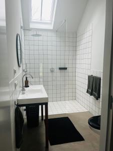 Vonios kambarys apgyvendinimo įstaigoje Gastenverblijf 'tsiishokje'