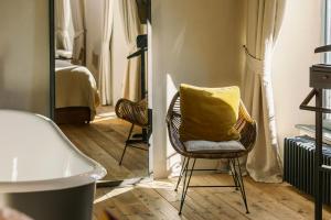 Relais Castello di Morcote的休息区